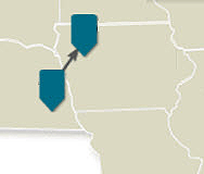 Map - Day 3 - Route - Nebraska - Iowa